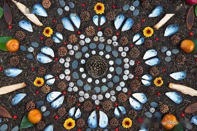 哇哦~快来看大地艺术家的自然万花筒,打通你的任督二脉!_图案