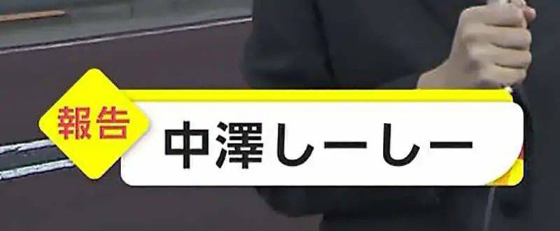 一名叫中泽嘘嘘的女记者因为嘘嘘的名字突然爆红了