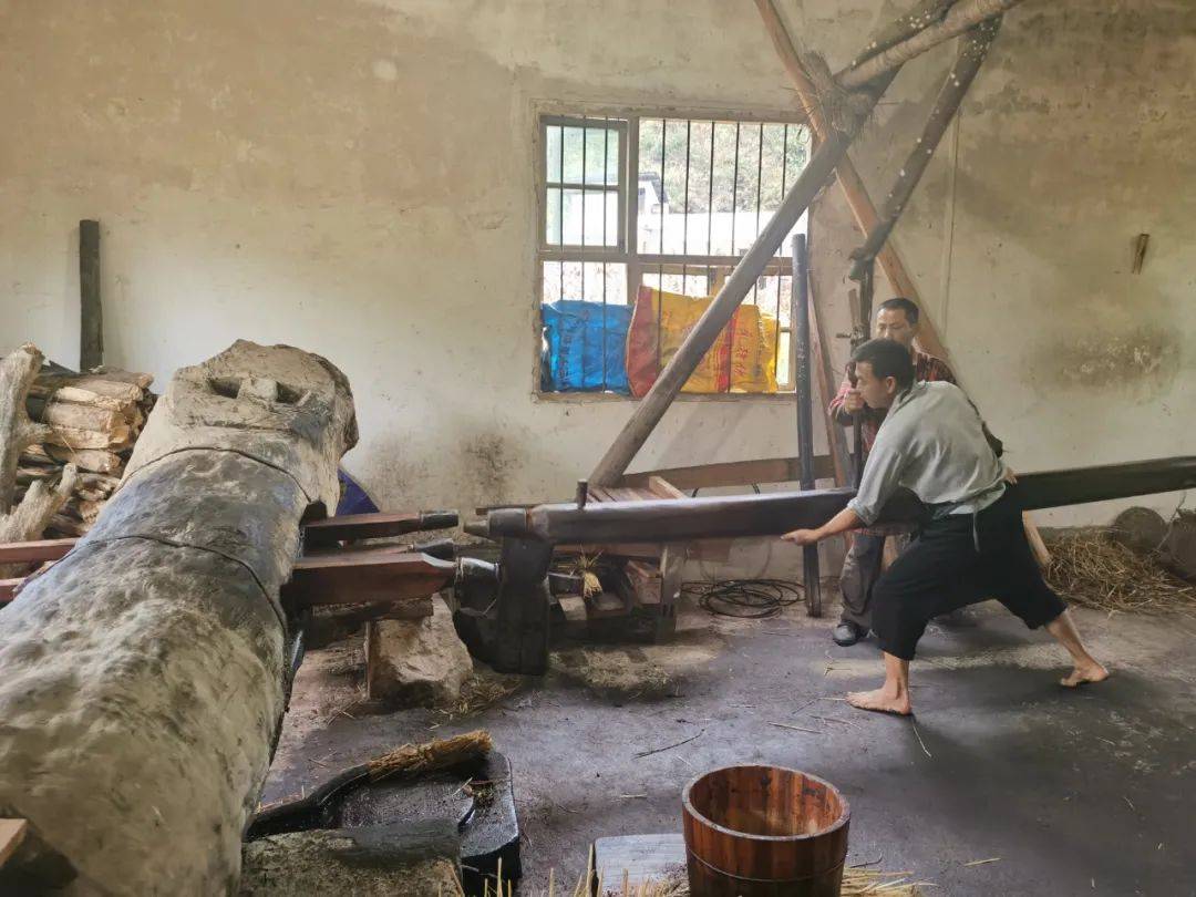 赣县区古法榨油 你见过没?