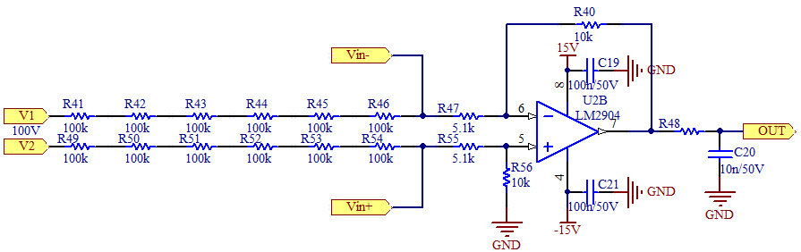 差分电路原理解析_运放