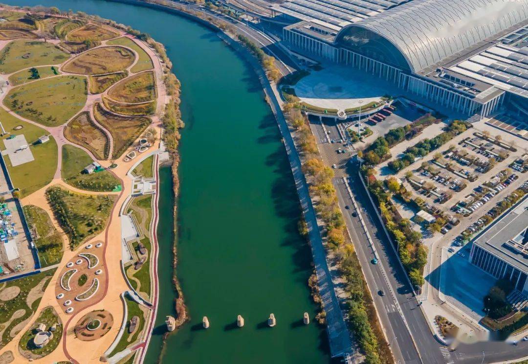 子牙河滨河公园二期建设基本完成