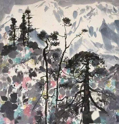 吴冠中画雪景就是美