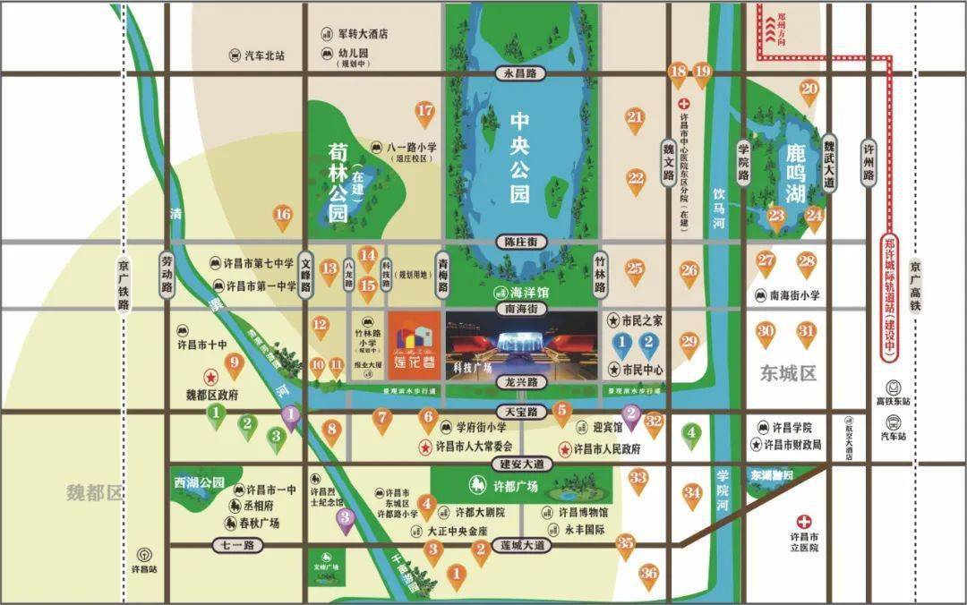 许昌科技广场旁这一商业街,将成未来网红打卡地!