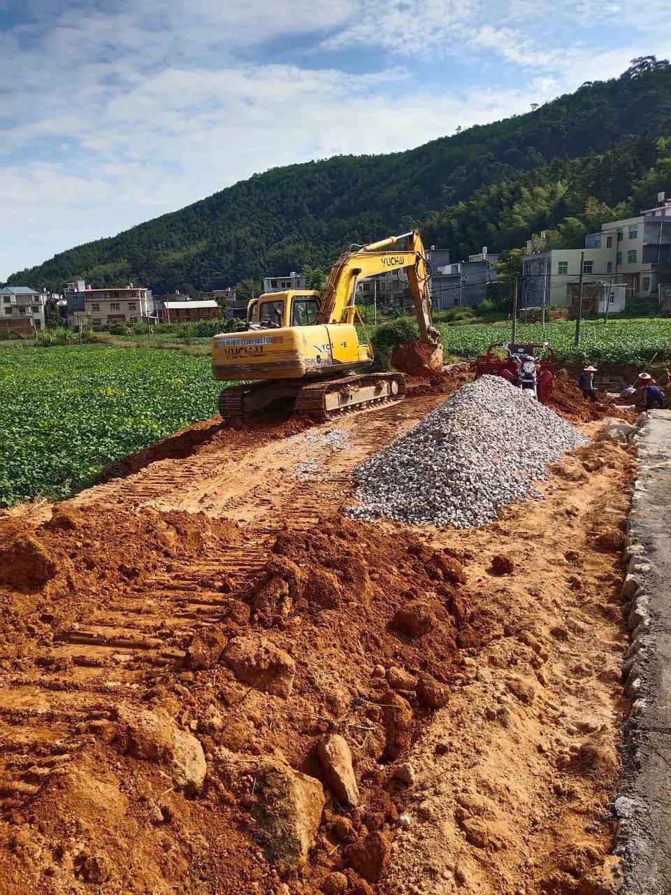 建设中文化长廊项目建设中幸福食堂建设中村部改造工程供稿:林素琴 核