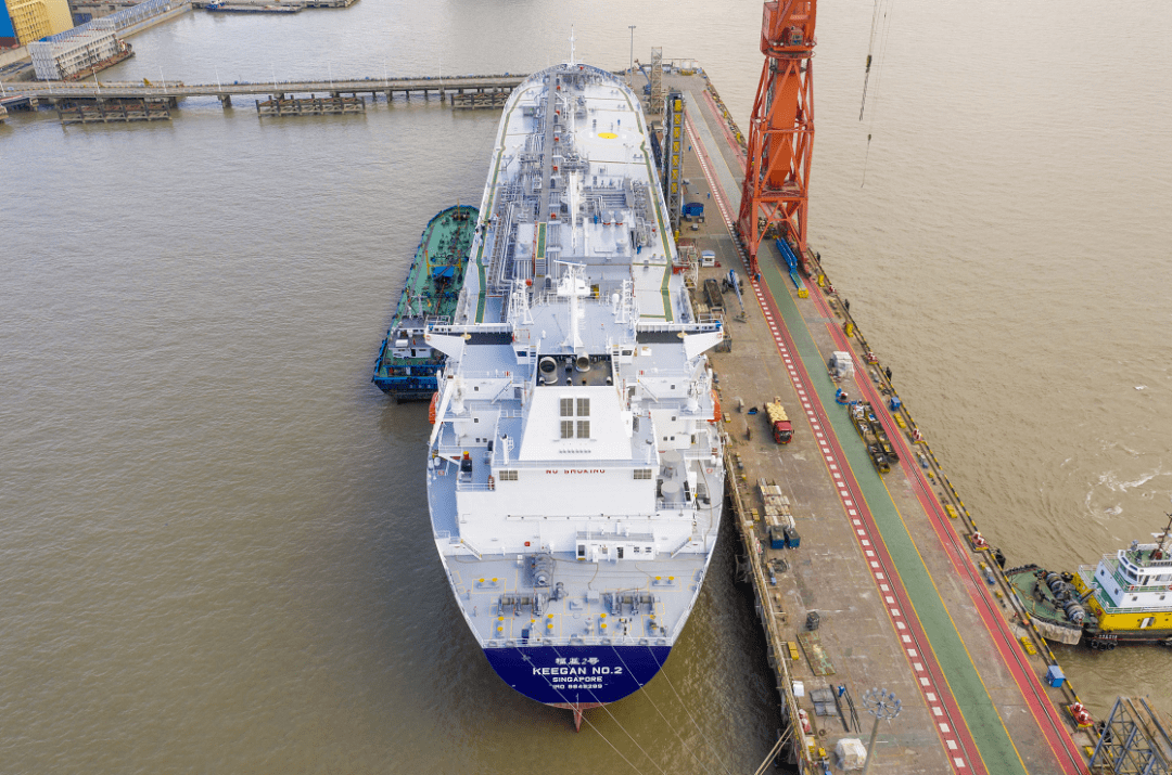 中国领先!江南造船全年交付8艘超大型液化气船