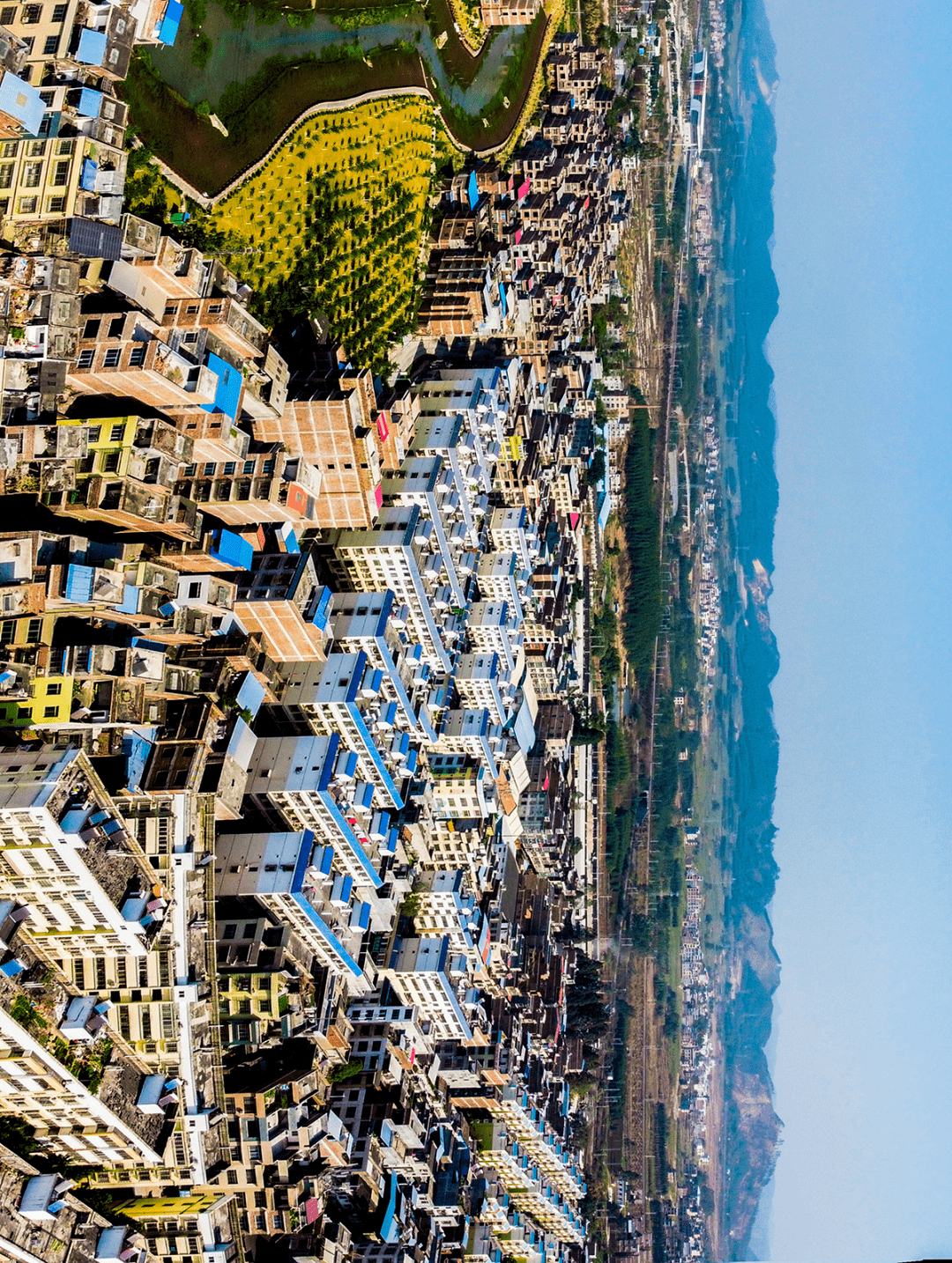 来宾老城区的高清航拍全景长图来了