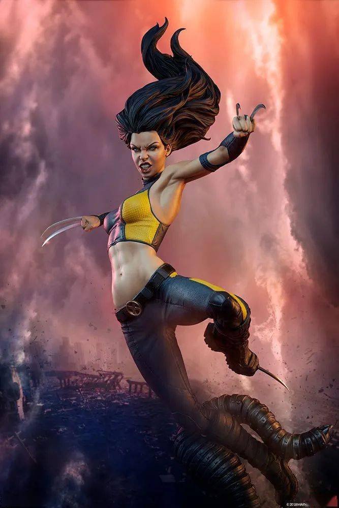 新品预定~ sideshow 300675 25寸 x-man/x战警 女金刚狼 x-23 pf雕像
