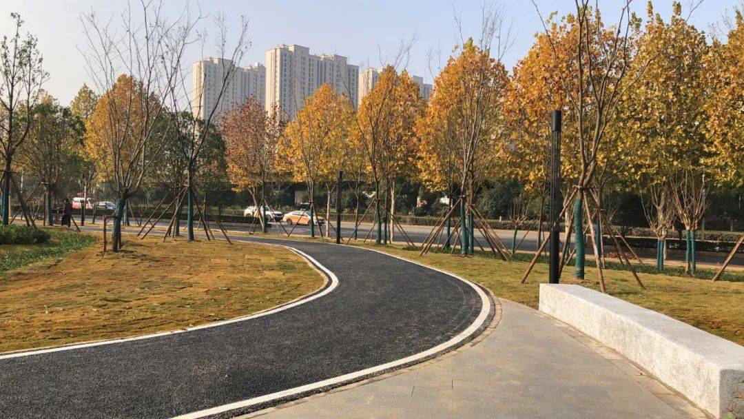 公园位于白沙洲大道和黄家湖西路之间周边有武汉科技大学等多所高校及