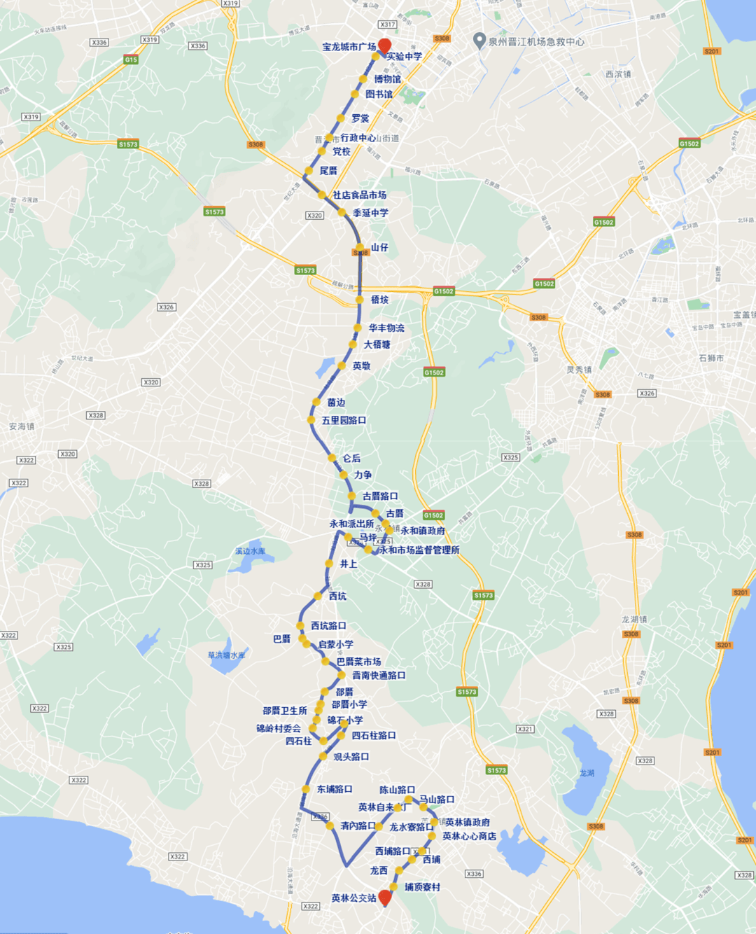 连江382路公交车路线图图片