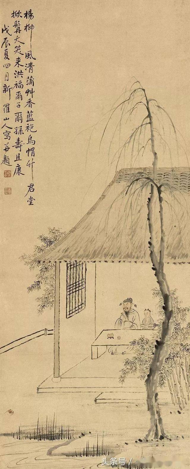 清代杰出的绘画大家,扬州画派的代表人物之—华岩(华岩)