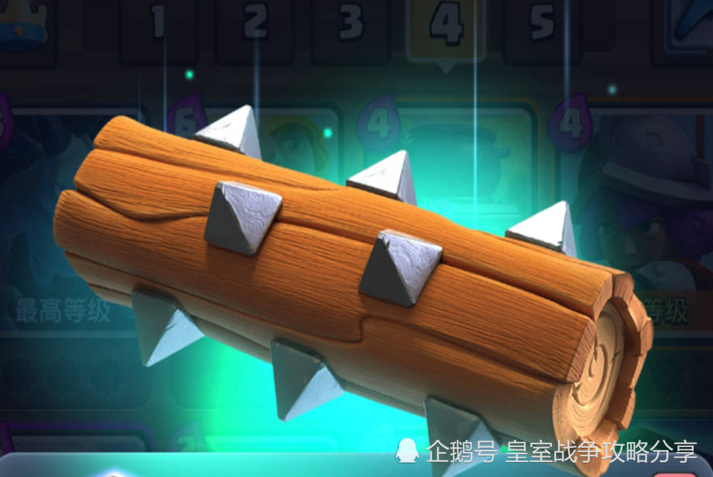 皇室战争两费滚木法术性价比很高的卡牌用上才知道厉害