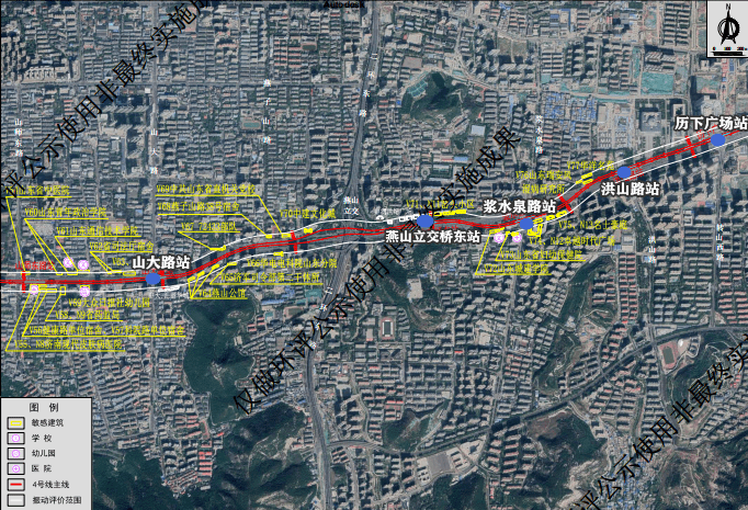 濟南地鐵大動脈4號線33個站點如何分佈周邊在售樓盤距離盤點