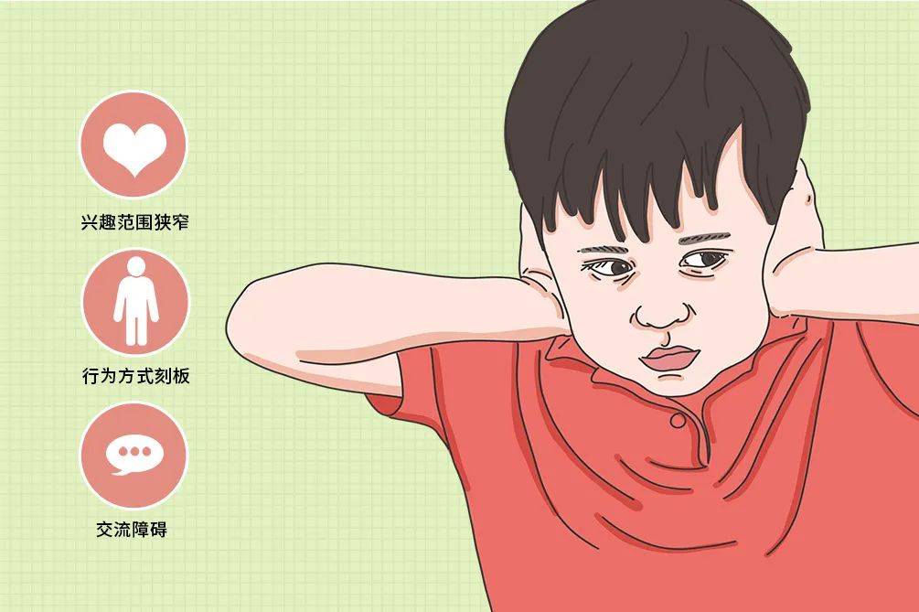 另外,还有一些孩子可出现怪异,重复,刻板行为,如转圈,用脚尖走路,重复