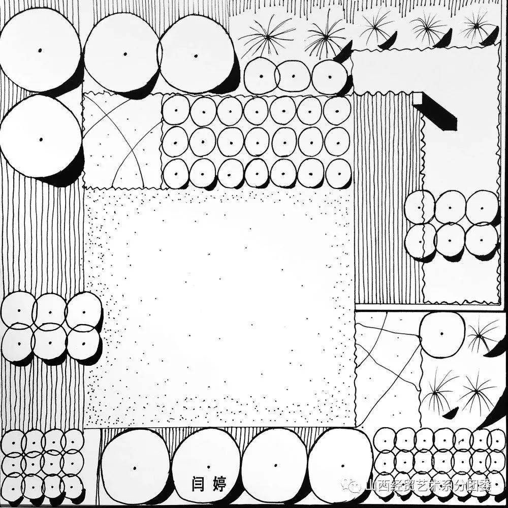 点平面构成图作业风景图片