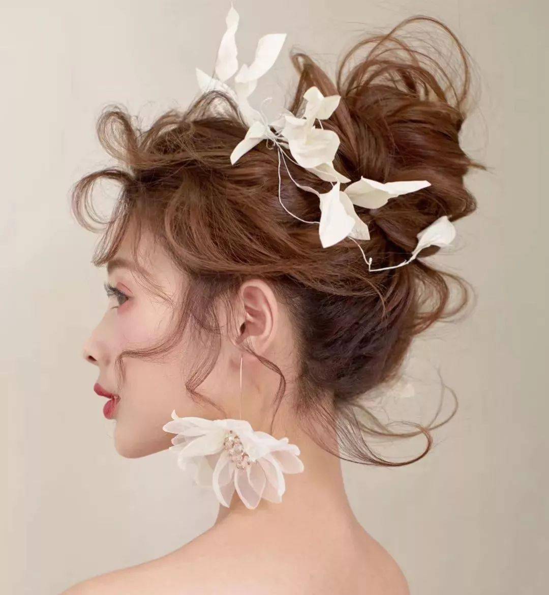 时尚空气感抽丝新娘发型流行美到爆
