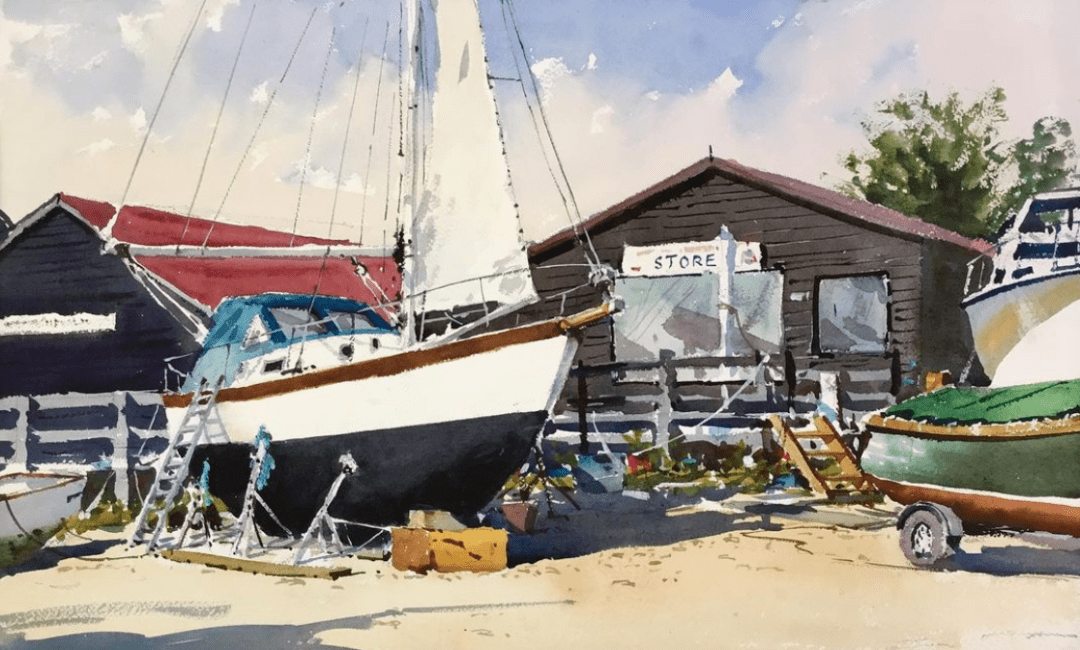 英国水彩画家——andrew pitt作品欣赏(船系列一)