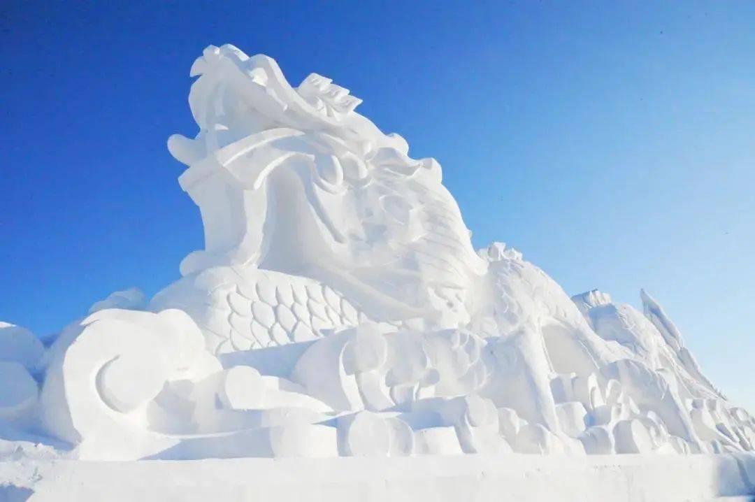 北极雪雕图片