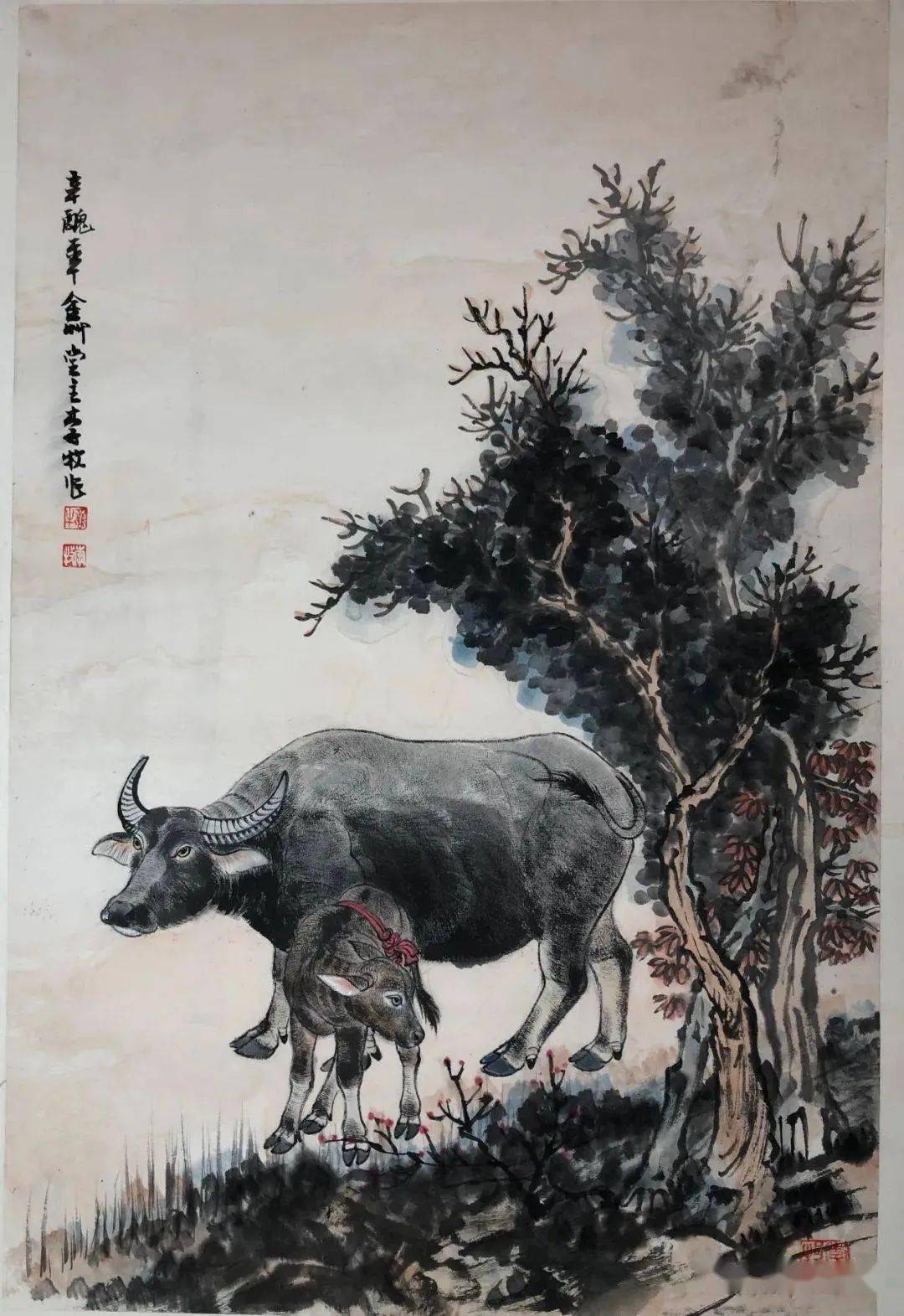 八雅轩丨八雅轩在线绿水青山一一李牧百牛迎春作品展