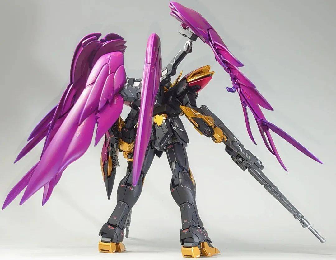 ka版零式飞翼改ew,报丧配色加骚紫翅膀?_手机搜狐网