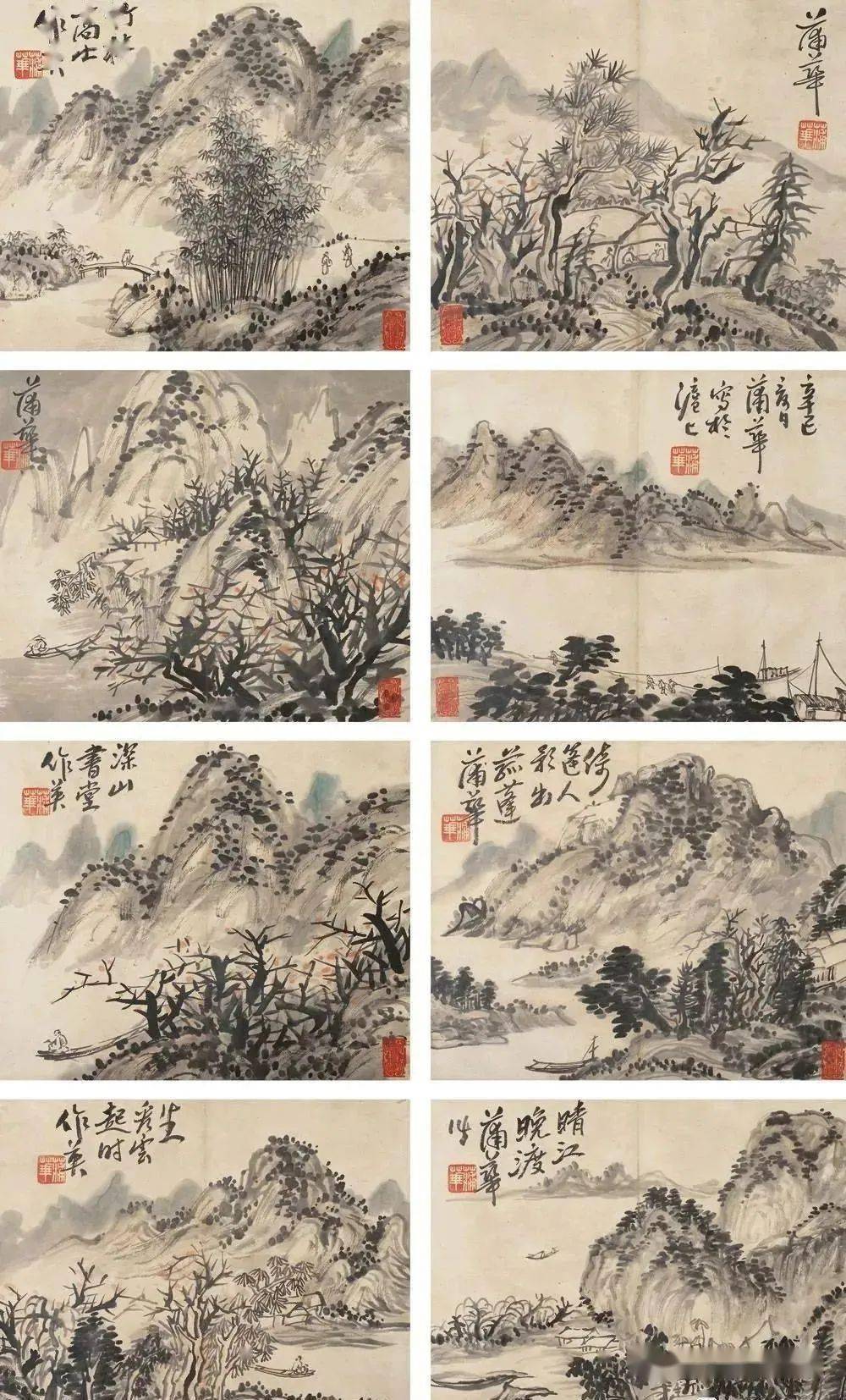 蒲华山水:纵放恣肆!