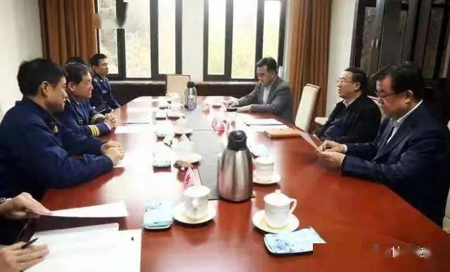 李沛兴副省长会见森林消防局政治部主任郭小平一行