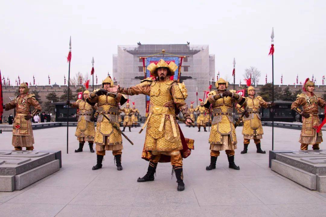 西安城墙金甲武士开城仪式提升改版全新归来