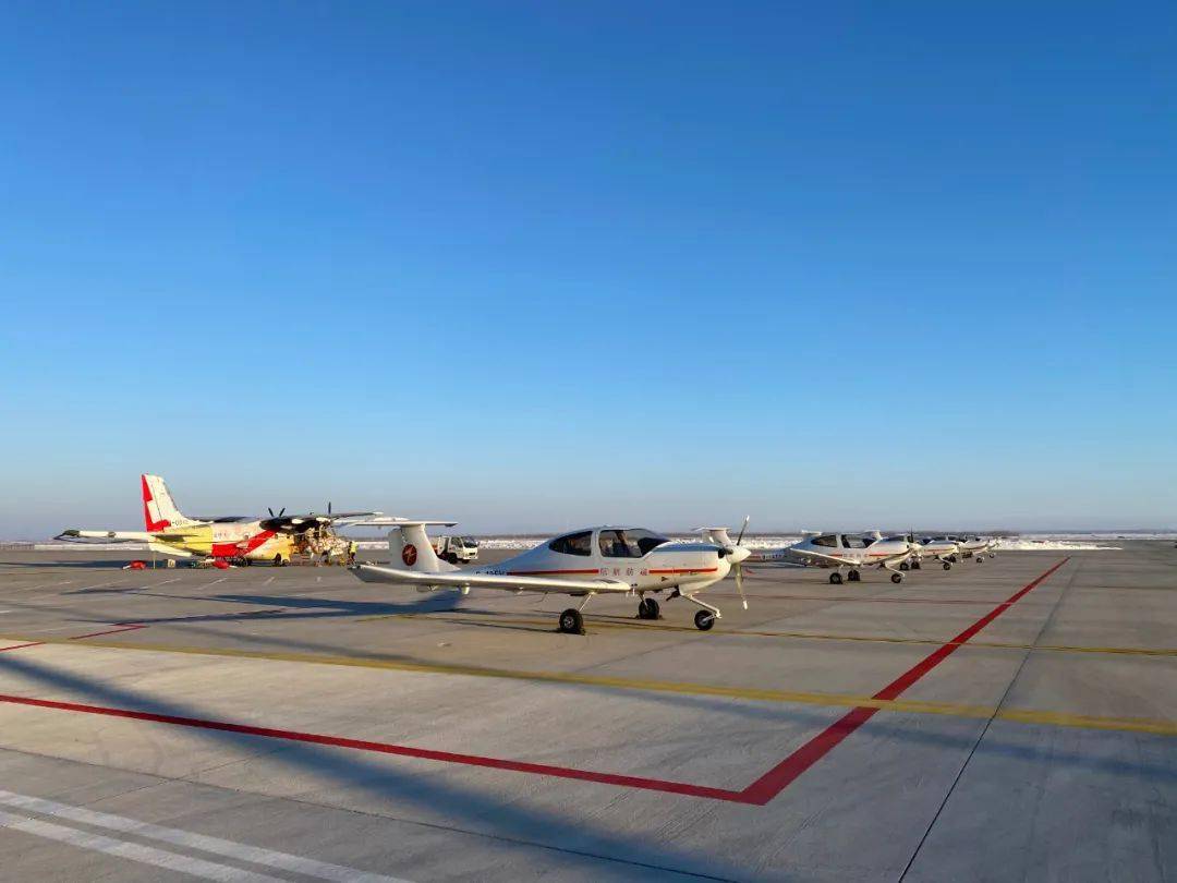 开展训练飞行和空中游览业务;引入吉林省通航公司在松原设立分公司