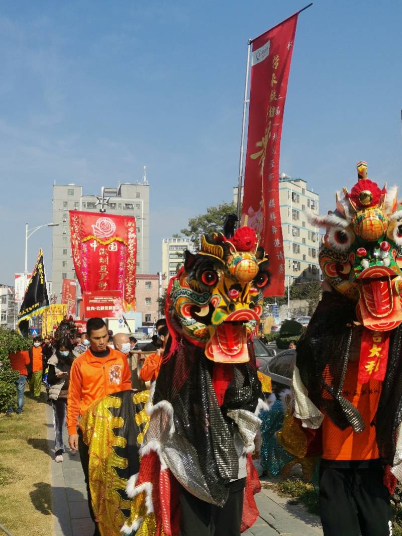 感受客家文化观湖举办第二届樟坑径杯麒麟舞邀请赛