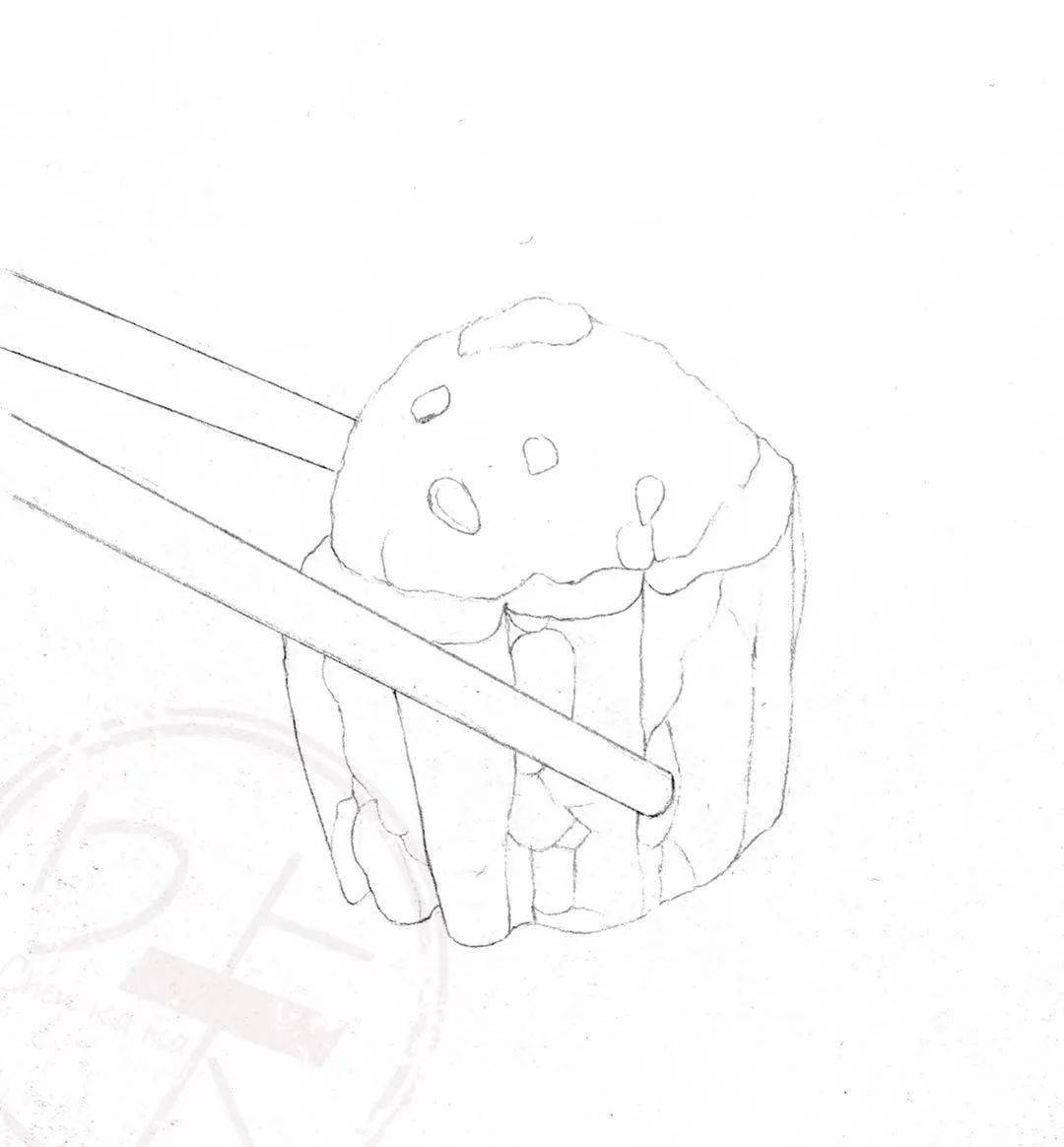 彩铅打卡教程第四期第6次这是一次有味道的打卡苦瓜酿肉吃过吗