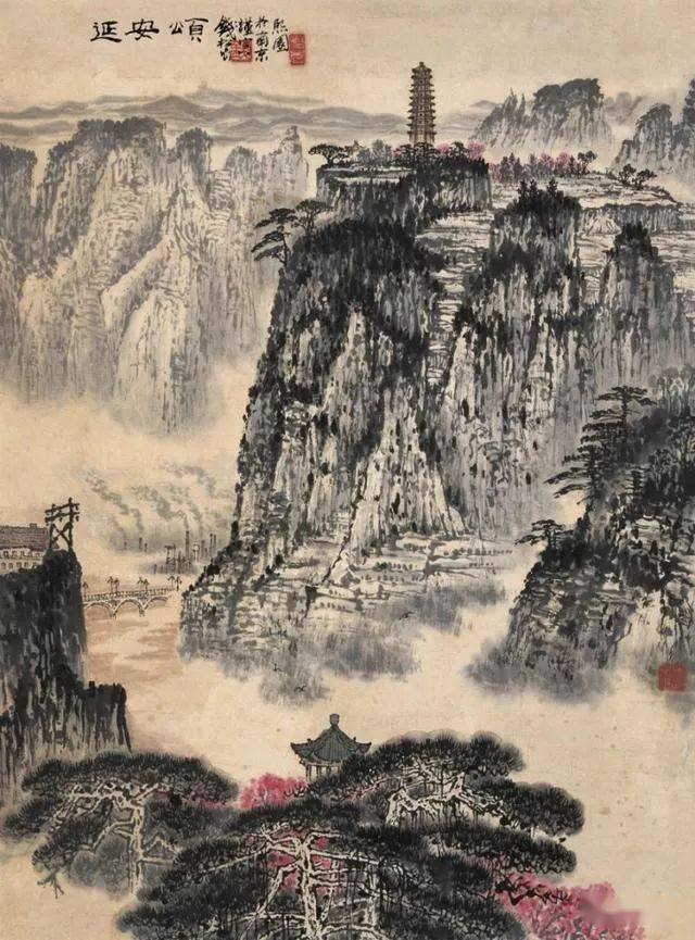 钱松嵒丨红色山水美不胜收