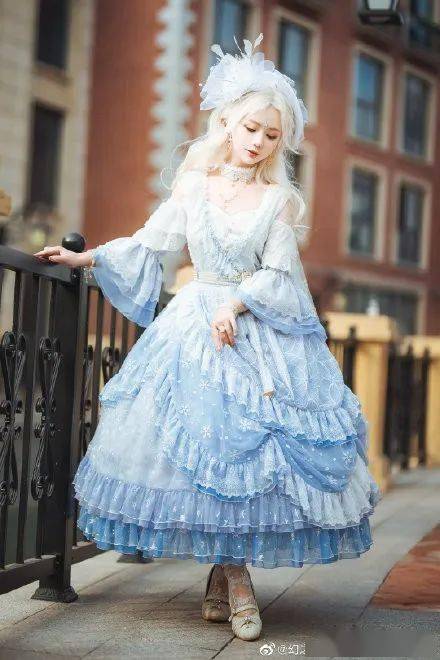 lolita圣诞平安夜雪花lo裙大盘点