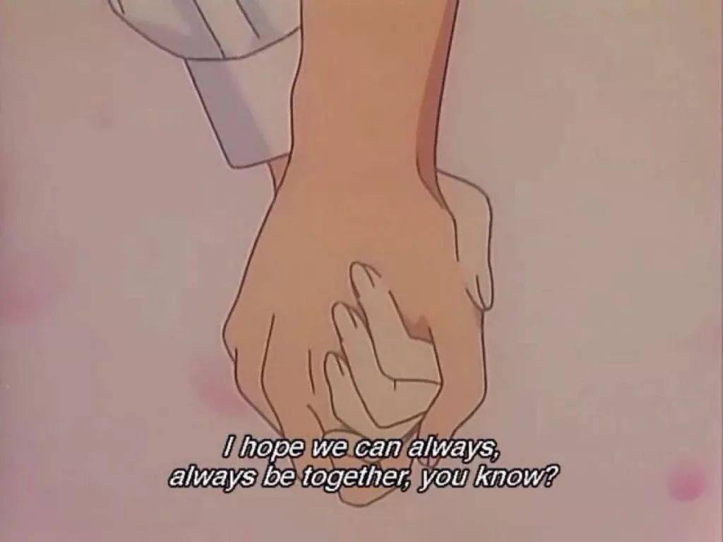 动漫牵手配图手控心动专属