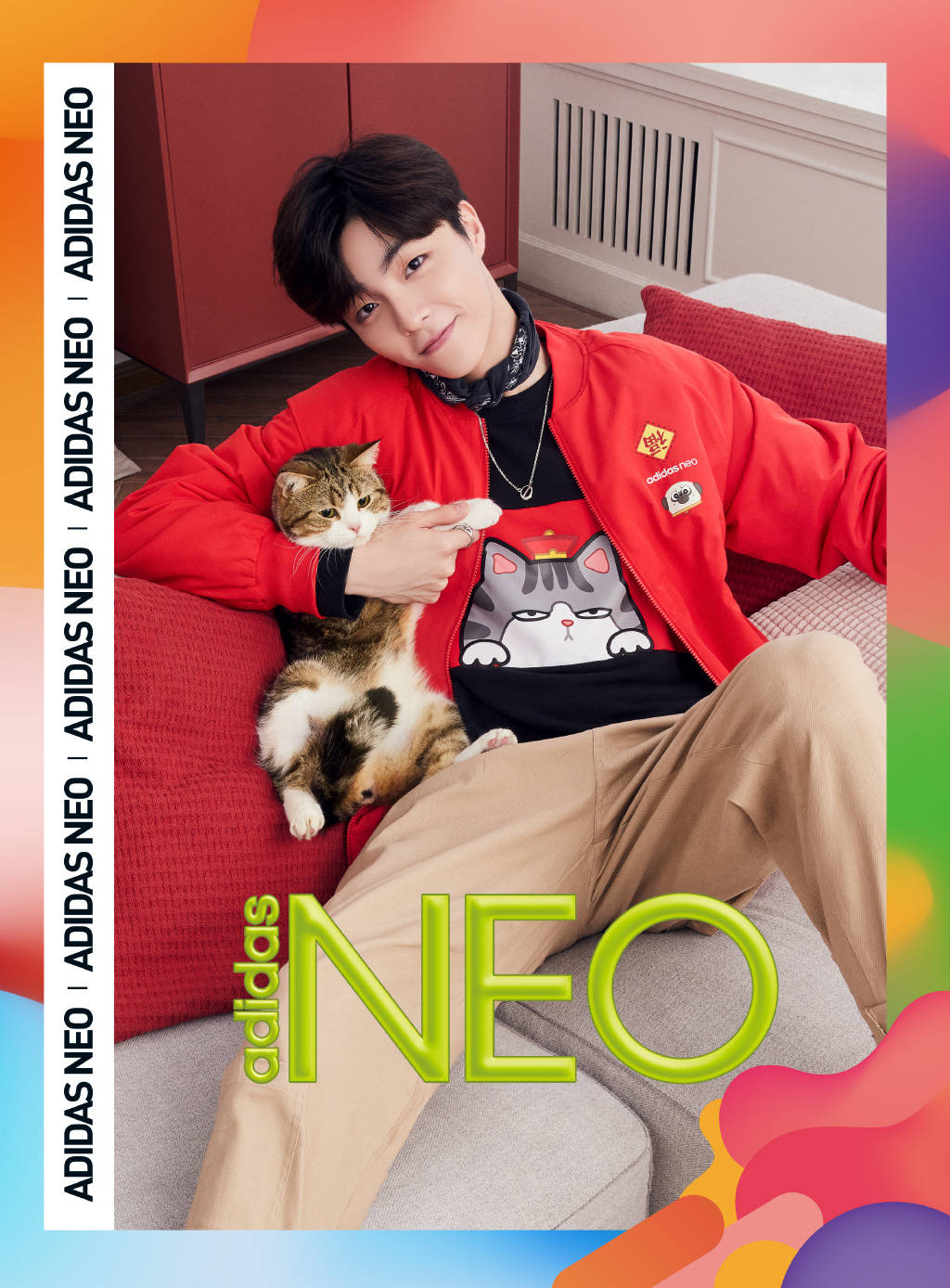 陈立农更新微博宣传品牌联名款2021年一起neo转乾坤无惧水逆