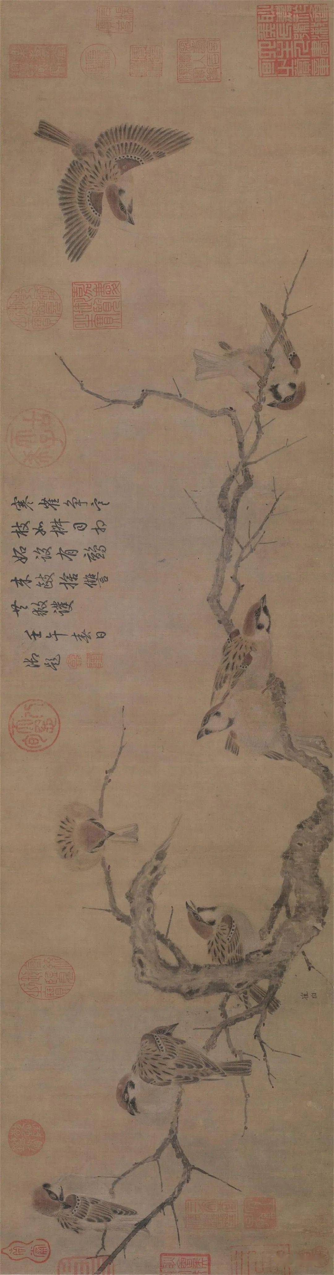从《双喜图》、《寒雀图》和《竹鸥图》窥崔白对宋代花鸟画的贡献-搜狐大视野-搜狐新闻