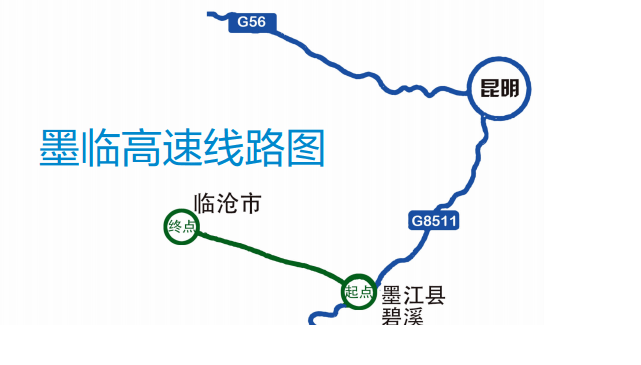 墨临高速公路线路图图片