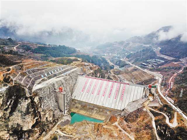 金佛山水库下闸蓄水这座高海拔大型水库是这样建成的