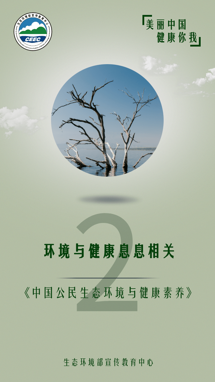 环保小百科中国公民生态环境与健康素养环境与健康息息相关