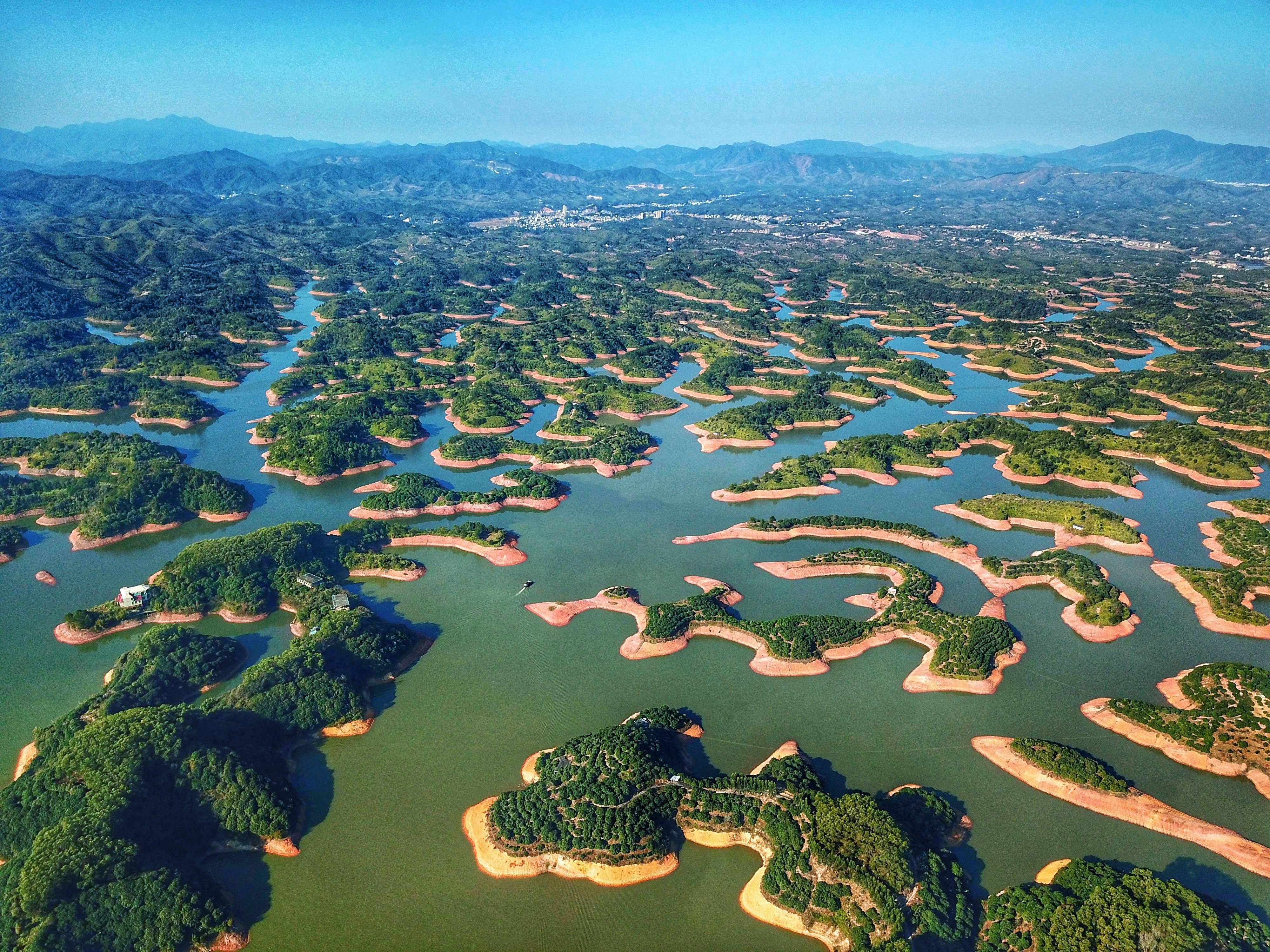 五桂山水库图片