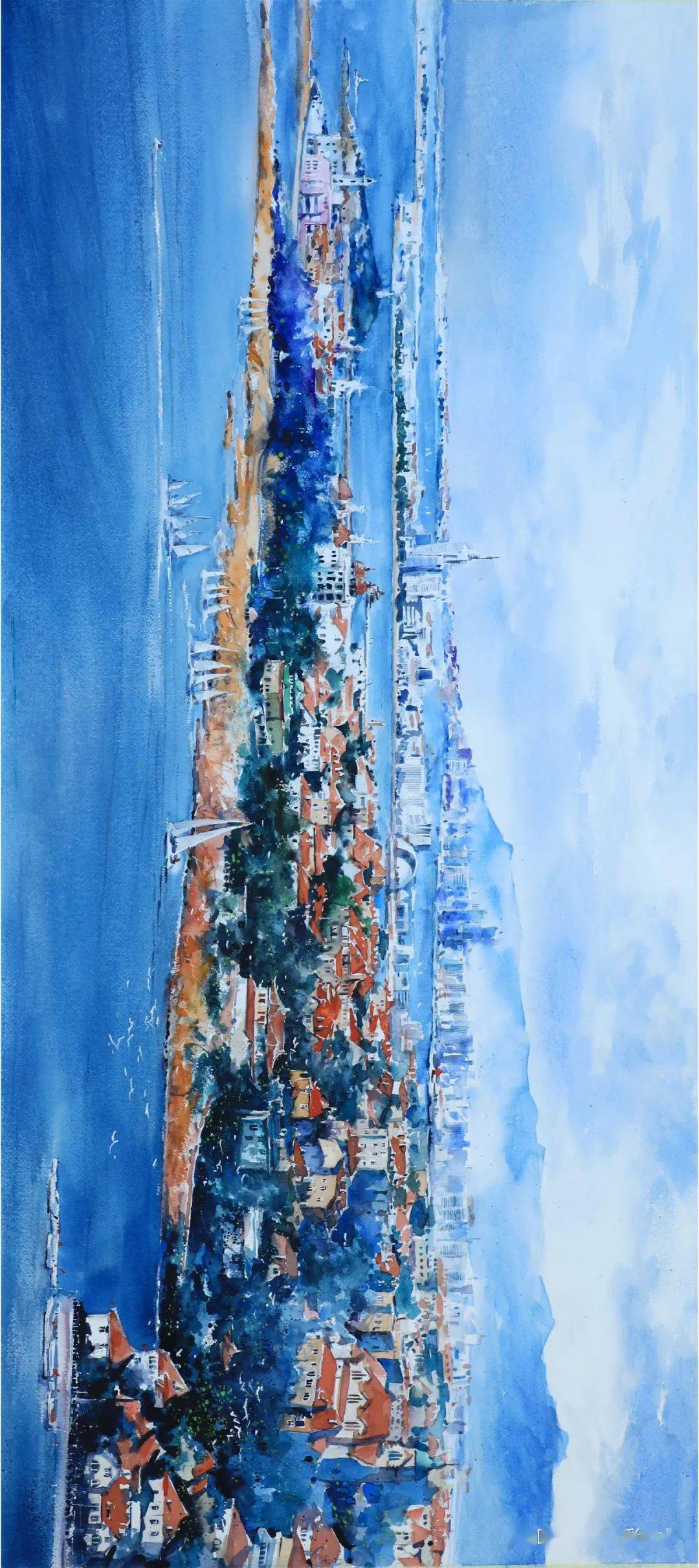 【单虹水彩课堂662期】单虹(china hong)水彩青岛特辑第二期