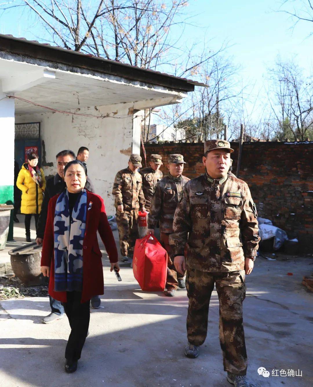 真心感谢帮扶单位宣传部和部队的爱心支持