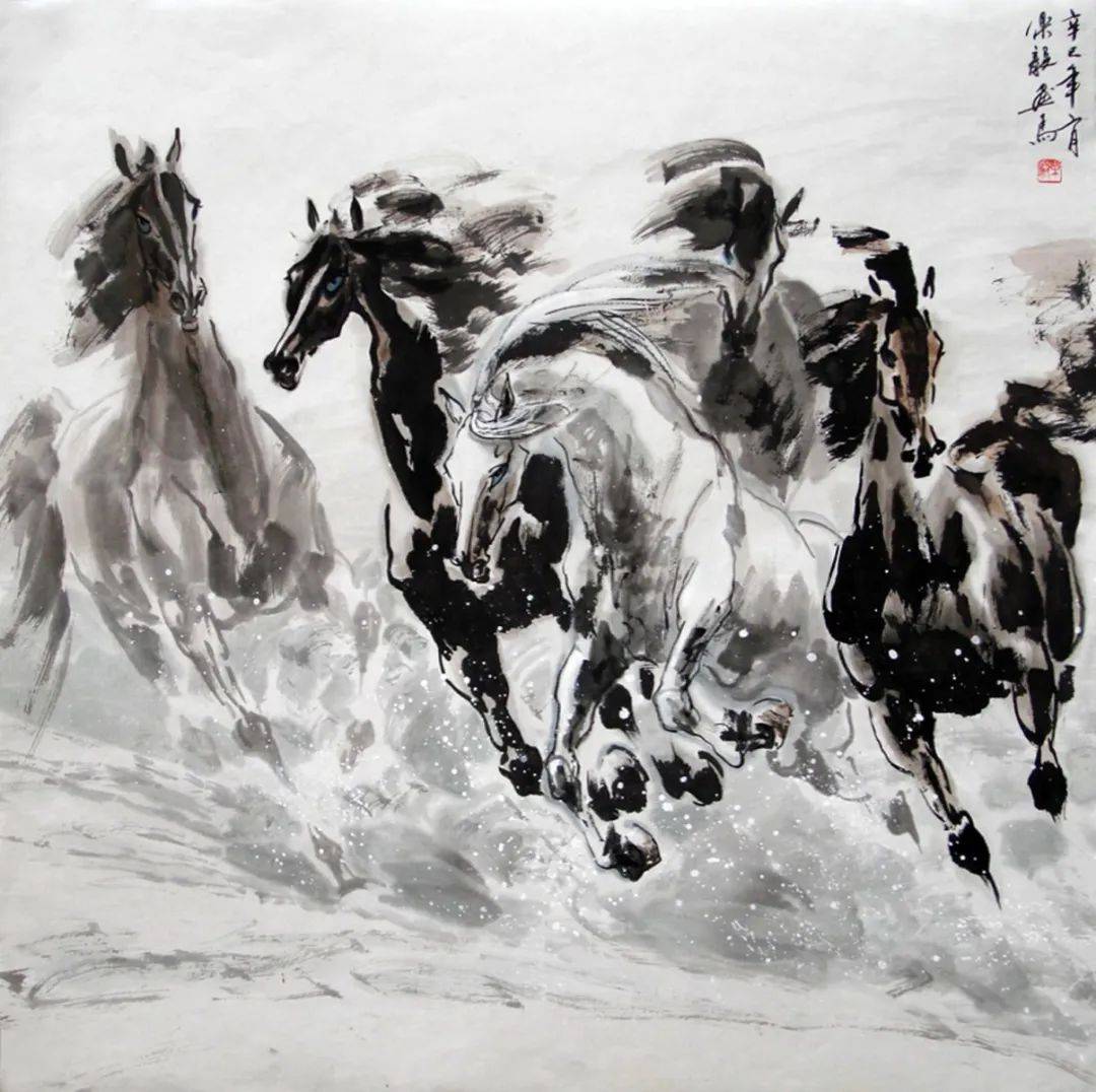 画坛牧马人张乐毅的骏马柔情