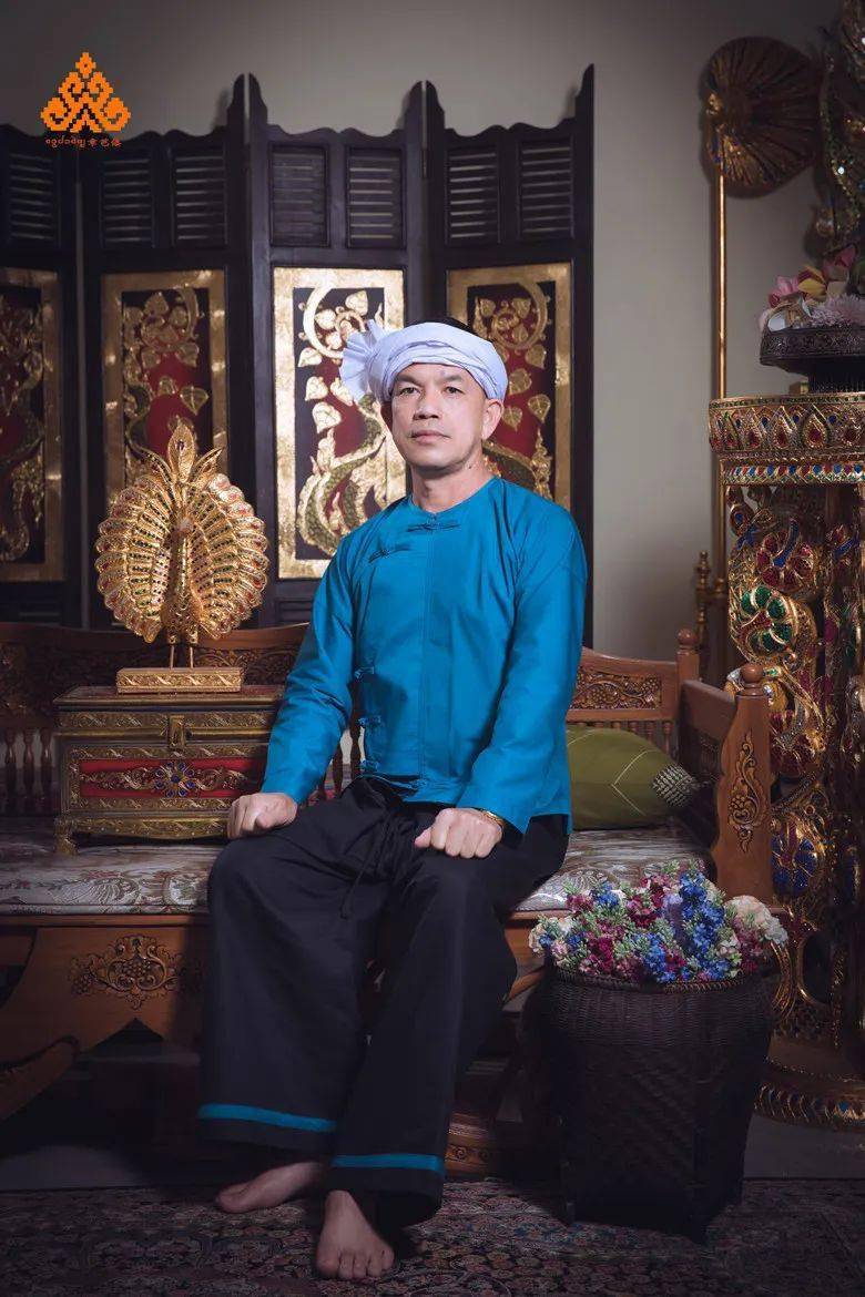 傣族男性服饰图片