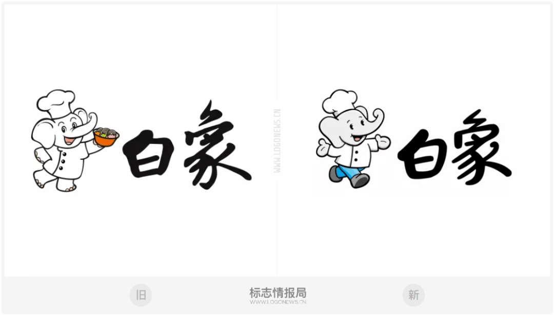 白象logo变化图片