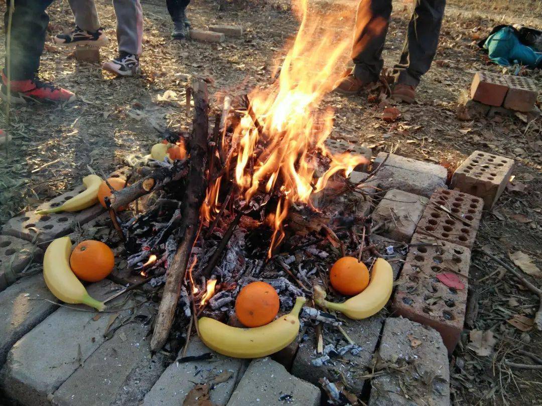 活动回顾深冬的火堆烤出来的甜蜜