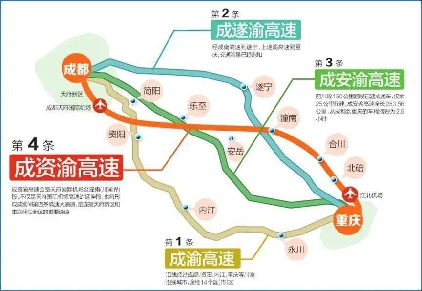 天邛高速详细线路图片