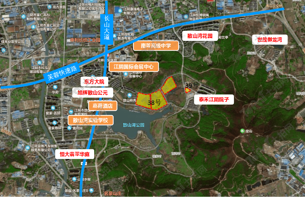 江阴创新高144万元㎡起拍敔山湾王炸地块正式挂牌