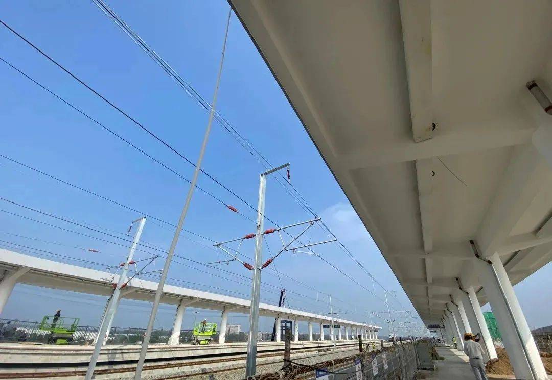 顺义西站站房,站台,站台雨棚等主体结构全部建设完成京沈高铁高丽营
