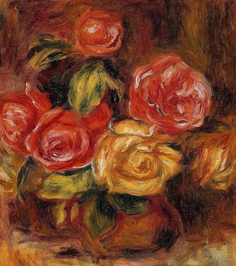 皮埃尔奥古斯特雷诺阿花卉作品欣赏