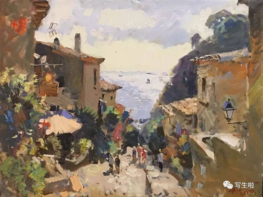 他的油画色调唯美至极俄罗斯印象风景画大师67卢卡石安纳多利