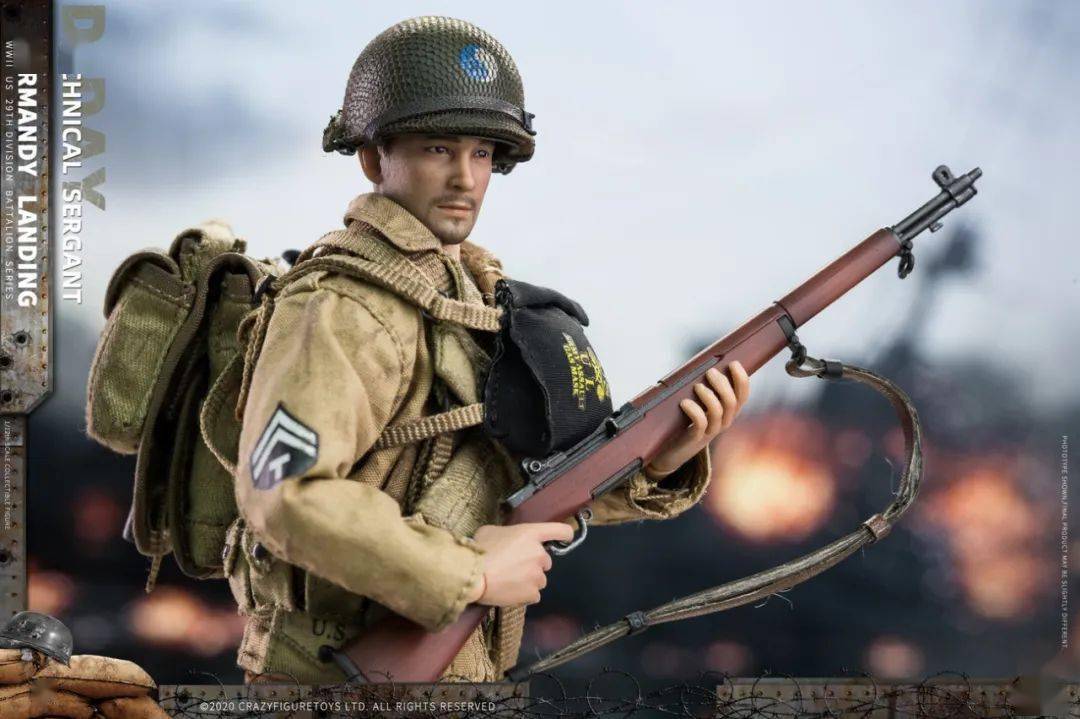 67新品预定crazyfigurelw015lw018112诺曼底登陆二战美军游骑兵